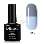 Mixcoco Soak-Off Gel Polish 15Ml - Color Changing Collection 12 Nail