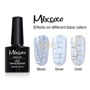 Mixcoco Soak-Off Gel Polish 15Ml - Crackle Collection Nail