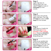 Mixcoco Soak-Off Gel Polish 15Ml - Crackle Collection Nail