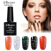 Mixcoco Soak-Off Gel Polish 15Ml - Crackle Collection Nail