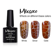 Mixcoco Soak-Off Gel Polish 15Ml - Crackle Collection Nail