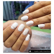 Mixcoco Soak-Off Gel Polish 15Ml - Cream Grey 216 (Smc 138 White) Nail