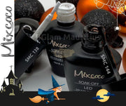 Mixcoco Soak-Off Gel Polish 15Ml - Cream Grey 221 (Smc 144 Black) Nail