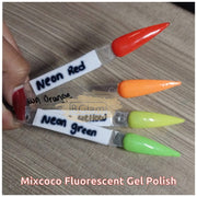 Mixcoco Soak-Off Gel Polish 15ml | Fluorescent | Neon Green Gel Nail Polish