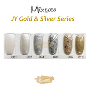 Mixcoco Soak-Off Gel Polish 15Ml - Jy Gold & Silver Collection Nail