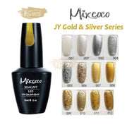 Mixcoco Soak-Off Gel Polish 15Ml - Jy Gold & Silver Collection Nail