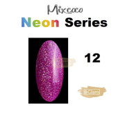 Mixcoco Soak-Off Gel Polish 15Ml - Neon Collection 12 Nail