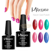 Mixcoco Soak-Off Gel Polish 15Ml - Neon Collection Nail