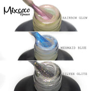 Mixcoco Soak-Off Gel Polish 15ml | Pearl Collection | Rainbow Glow Gel Nail Polish