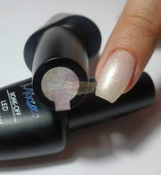 Mixcoco Soak-Off Gel Polish 15ml | Pearl Collection | Silver Glitz Gel Nail Polish