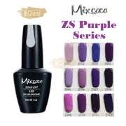 Mixcoco Soak-Off Gel Polish 15Ml - Purple Zs Nail