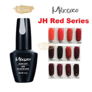 Mixcoco Soak-Off Gel Polish 15Ml - Red Jh 11 Nail