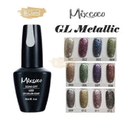 Mixcoco Soak-Off Gel Polish 15Ml - Shine Glisten Gl Metallic Nail