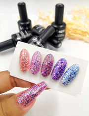 Mixcoco Soak-Off Gel Polish 15Ml - Shine Glitter Rock Sparkling Rs 32 Nail