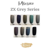 Mixcoco Soak-Off Gel Polish 15Ml - Zx Grey Collection Nail