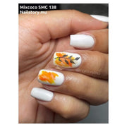Mixcoco Soak-Off Gel Polish 7.5Ml - Cream Grey 216 (Smc 138 White) Nail