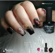 Mixcoco Soak-Off Gel Polish 7.5Ml - Cream Grey 221 (Smc 144 Black) Nail