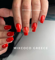 Mixcoco Soak-Off Gel Polish 7.5Ml - Red 001 (Smc 008) Nail