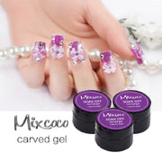 Mixcoco Soak-Off Gel Polish - Carved 001 Purple Gel Nail Polish