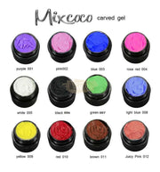 Mixcoco Soak-Off Gel Polish - Carved 001 Purple Gel Nail Polish