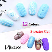 Mixcoco Soak-Off Gel Polish - Sweater Embossed 3D Nail