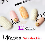 Mixcoco Soak-Off Gel Polish - Sweater Embossed 3D Nail