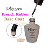 Mixcoco Soak-Off Uv French Rubber Base Coat For Gel Polish 15Ml Nail
