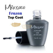 Mixcoco Soak-Off Uv Frozen Top Coat For Gel Polish (Matte) 15Ml Nail