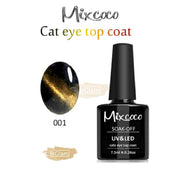 Mixcoco Soak-Off Uv Gel Nail Polish Cat Eye Top Coat Collection 15Ml 001