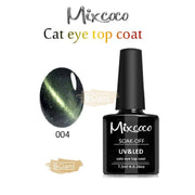 Mixcoco Soak-Off Uv Gel Nail Polish Cat Eye Top Coat Collection 15Ml 004