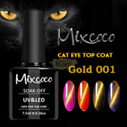 Mixcoco Soak-Off Uv Gel Nail Polish Cat Eye Top Coat Collection 15Ml