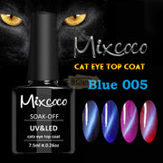Mixcoco Soak-Off Uv Gel Nail Polish Cat Eye Top Coat Collection 15Ml