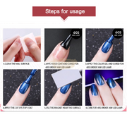 Mixcoco Soak-Off Uv Gel Nail Polish Cat Eye Top Coat Collection 15Ml