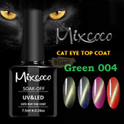Mixcoco Soak-Off Uv Gel Nail Polish Cat Eye Top Coat Collection 15Ml