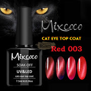 Mixcoco Soak-Off Uv Gel Nail Polish Cat Eye Top Coat Collection 15Ml