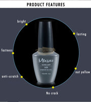 Mixcoco Soak-Off Uv No Wipe Tempered Top Coat For Gel Polish 7.5Ml (High Shine) Nail