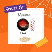 Mixcoco Spider Gel Elastic 2 Red Nail Polish