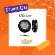 Mixcoco Spider Gel Elastic 4 Silvery Nail Polish