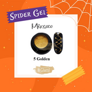 Mixcoco Spider Gel Elastic 5 Golden Nail Polish