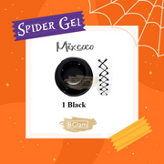 Mixcoco Spider Gel Elastic 1 Black Nail Polish
