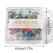 Dried Flower Nails Art Decoration Dried Flower Nail Decoration