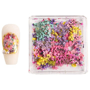 Dried Flower Nails Art Decoration Dried Flower Nail Decoration