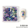 Dried Flower Nails Art Decoration Dried Flower Nail Decoration