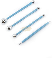 Modeling Ball Tool Set (4 pieces) 1-Blue Nail Salon Accessories