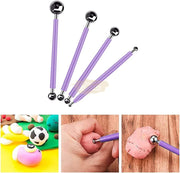 Modeling Ball Tool Set (4 pieces) Nail Salon Accessories