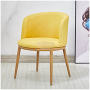 Modern Accent Linen Lounge Chair | Black Chair