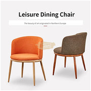Modern Accent Linen Lounge Chair | Black Chair