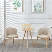Modern Accent Linen Lounge Chair | Black Chair