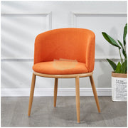 Modern Accent Linen Lounge Chair | Black Chair