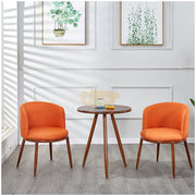 Modern Accent Linen Lounge Chair | Black Chair